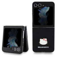 Hello Kitty Metal Logo Kitty Head case for Samsung Galaxy Z Flip 5 - black