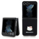 Hello Kitty Metal Logo Kitty Head case for Samsung Galaxy Z Flip 5 - black