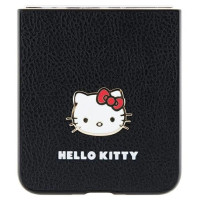 Hello Kitty Metal Logo Kitty Head case for Samsung Galaxy Z Flip 5 - black