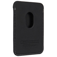 Audi Synthetic Leather magnetic wallet compatible with MagSafe - black