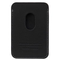 Audi Synthetic Leather magnetic wallet compatible with MagSafe - black