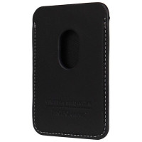 Audi Synthetic Leather magnetic wallet compatible with MagSafe - black