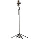 Wozinsky Selfie stick WH181D-Y1S 1.75m aluminum alloy telescopic tripod with dual lamp and phone holder - black