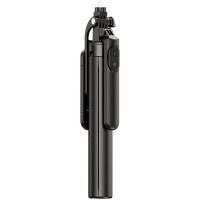 Wozinsky Selfie stick WH181D-Y1S 1.75m aluminum alloy telescopic tripod with dual lamp and phone holder - black