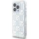 Dkny Liquid Glitter Multilogo case for iPhone 15 Pro - white