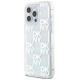 Dkny Liquid Glitter Multilogo case for iPhone 15 Pro Max - white