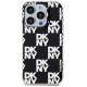 Dkny IML Checkered Mono Pattern case for iPhone 15 Pro - black