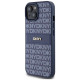 Dkny Leather Mono Stripe & Metal Logo case for iPhone 15 / 14 / 13 - blue