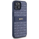Dkny Leather Mono Stripe & Metal Logo case for iPhone 15 / 14 / 13 - blue