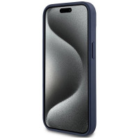 Dkny Leather Mono Stripe & Metal Logo case for iPhone 15 / 14 / 13 - blue
