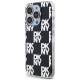 Dkny IML Checkered Mono Pattern case for iPhone 15 Pro Max - black