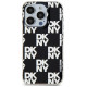 Dkny IML Checkered Mono Pattern case for iPhone 15 Pro Max - black