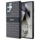 Dkny Leather Mono Stripe & Metal Logo case for Samsung Galaxy S24 Ultra - black