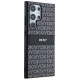 Dkny Leather Mono Stripe & Metal Logo case for Samsung Galaxy S24 Ultra - black