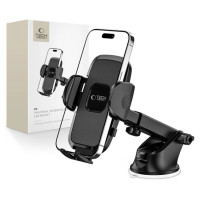 Tech-Protect V3 Car Phone Holder for Windshield/Cockpit - Black