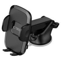 Tech-Protect V3 Car Phone Holder for Windshield/Cockpit - Black