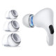 Tech-Protect Ear Tips for AirPods Pro 1 / 2 in sizes S / M / L - white (3 pcs.)