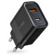 Tech-Protect C30W Charger USB-C PD 30W / USB-A QC 3.0 - Black