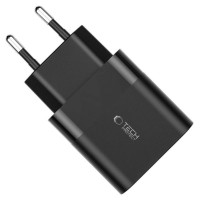 Tech-Protect C30W Charger USB-C PD 30W / USB-A QC 3.0 - Black