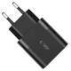 Tech-Protect C30W Charger USB-C PD 30W / USB-A QC 3.0 - Black