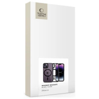 Tech-Protect MagMat MagSafe iPhone 14 Case - Clear Black