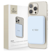 Tech-Protect LifeMag PB10 Powerbank with MagSafe 5000mAh 15W USB-C port - blue + USB-C cable