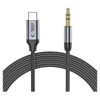 Tech-Protect UltraBoost audio USB-C / 3.5mm mini jack cable 1 m - black