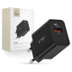 Tech-Protect NC30W Charger USB-C PD 30W / USB-A QC 3.0 - Black