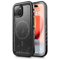 Tech-Protect ShellBox Case Waterproof IP68 with MagSafe for iPhone 15 - Black