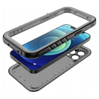 Tech-Protect ShellBox Case Waterproof IP68 with MagSafe for iPhone 15 - Black
