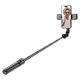Tech-Protect L05S Bluetooth Selfie Stick with Tripod up to 105cm with LED Light - Black