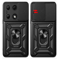 Tech-Protect CamShield Pro Case for Xiaomi Redmi Note 13 Pro 4G / LTE / Poco M6 Pro 4G / LTE - Black