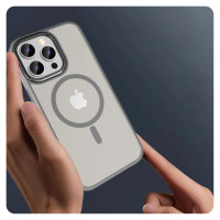 Tech-Protect MagMat 2 MagSafe case for iPhone 15 Pro Max - titanium matte