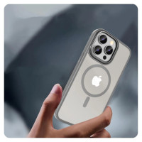 Tech-Protect MagMat 2 MagSafe case for iPhone 15 Pro Max - titanium matte