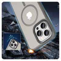 Tech-Protect MagMat 2 MagSafe case for iPhone 15 Pro Max - titanium matte