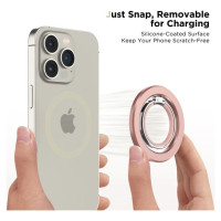 Tech-Protect MMR300 magnetic holder/ring with MagSafe - pink