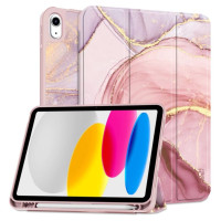 Tech-Protect SC Pen Case for iPad 10.9" 2022 - Pink Marble