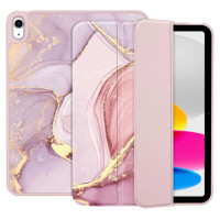 Tech-Protect SC Pen Case for iPad 10.9" 2022 - Pink Marble