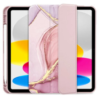 Tech-Protect SC Pen Case for iPad 10.9" 2022 - Pink Marble