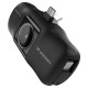 Wozinsky WF16-YCS 5000mAh 15W USB-C Mini Power Bank with Built-in USB-C Cable and Apple Watch Charger - Black