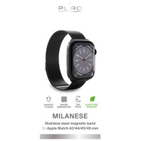 Puro 'MILANESE' Watch band for Apple Watch 42-44-45-49m, black