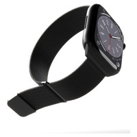 Puro 'MILANESE' Watch band for Apple Watch 42-44-45-49m, black