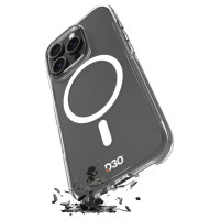 Puro Impact Clear D3O MagSafe Silicone Case for iPhone 16 Pro - Transparent
