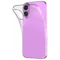 Puro 03 Nude Silicone Case for iPhone 16 - Transparent