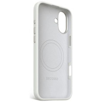 Decoded AntiMicrobial Silicone Backcover with MagSafe for iPhone 16 Plus - Gray