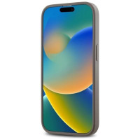 Dkny Leather Checkered Mono Pattern MagSafe iPhone 14 Pro Case - Beige