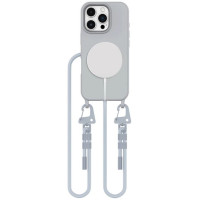 Tech-Protect MagNecklace MagSafe Case with Lanyard for iPhone 16 Pro - Gray