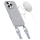 Tech-Protect MagNecklace MagSafe Case with Lanyard for iPhone 16 Pro - Gray