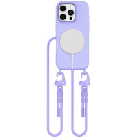 Tech-Protect MagNecklace MagSafe Case with Lanyard for iPhone 16 Pro Max - Purple