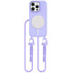 Tech-Protect MagNecklace MagSafe Case with Lanyard for iPhone 16 Pro Max - Purple